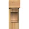 Ekena Millwork Merced Block Rough Sawn Bracket w/ Offset Brace, Western Red Cedar, 6"W x 16"D x 16"H BKT0604X16X16MRC05RWR - alternate 2